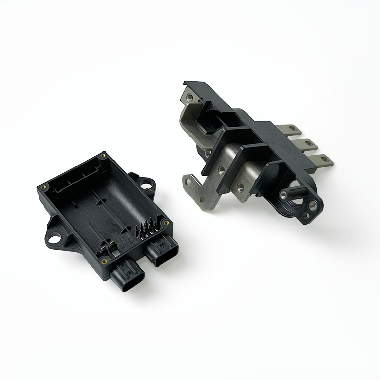 UL certified electronic connector plastic injection insert molding with metal